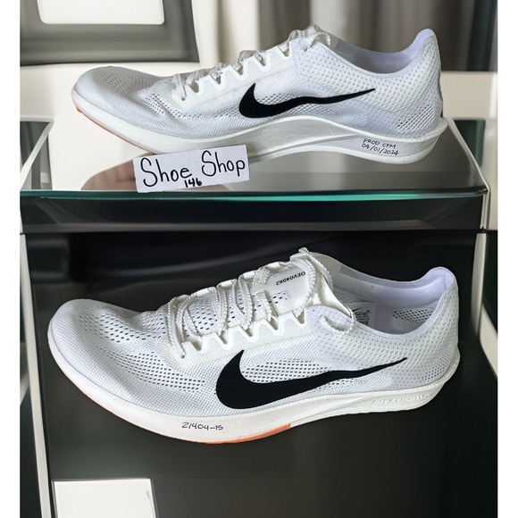 Nike ZoomX Dragonfly 2 Prototype Track Spikes HF7644-900 Men's Size 11 White - Picture 1 of 9